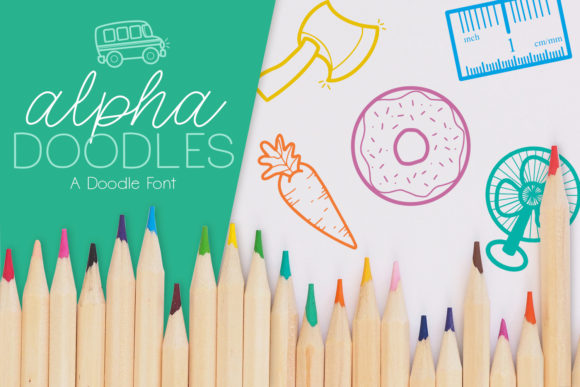 Alpha Doodles: A Playful Font for Digital Creativity