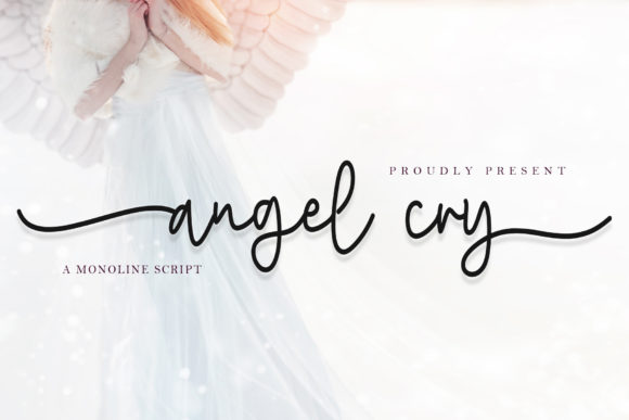 Angel Cry: A Monoline Script Font for Timeless Branding