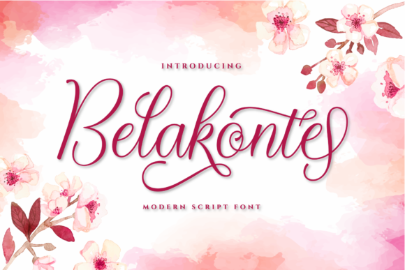 Belakonte: A Handwritten Font for Elegant Branding and Digital Creativity