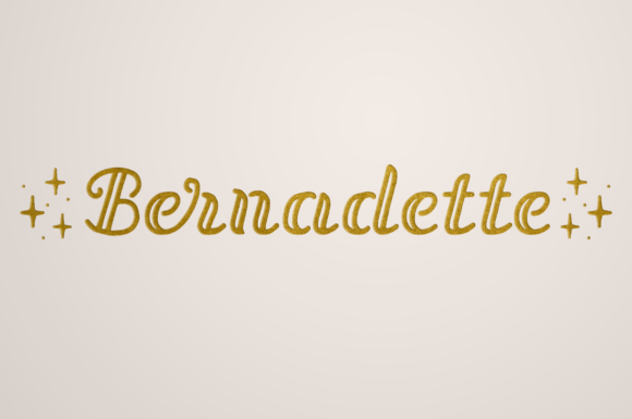 Bernadette: A Stylish Handwritten Font for Elegant Editorial Design