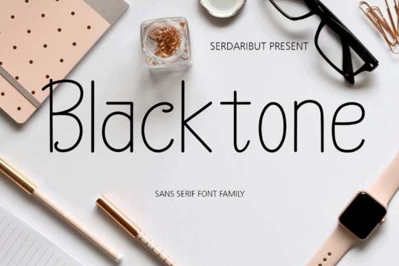 Black Tone: A Versatile Sans Serif for Creative Branding