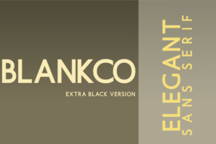 Blankco Extra Black for Modern Branding and Design Projects