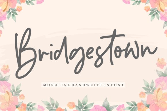 Bridgestown: A Handwritten Font for Modern Editorial Design