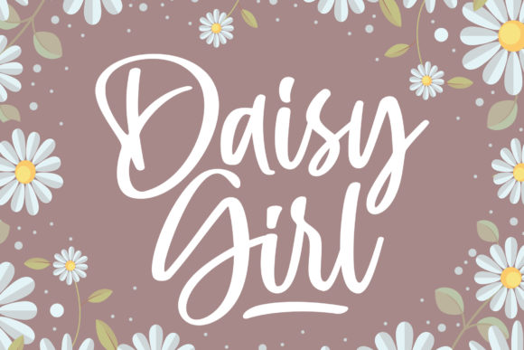Daisy Girl – A Friendly Script Font for Web Design