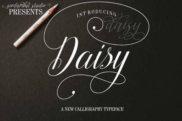 Daisy: The Elegant Script Font for Digital Creativity
