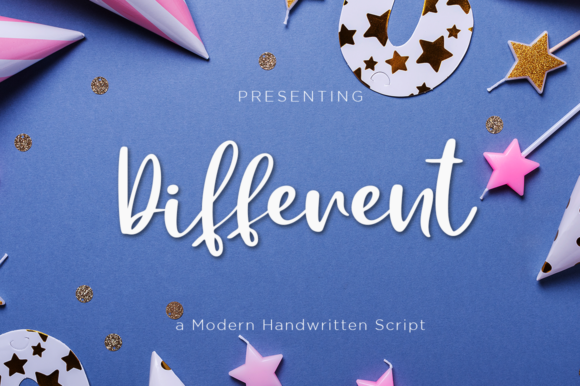 Different: A Handwritten Font for Creative Branding