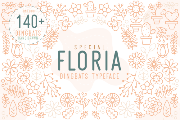 Floria: A Beautiful Dingbats Font for Creative Projects