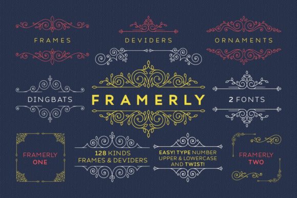 Framerly: A Versatile Font for Creative Crafters and Product Designers