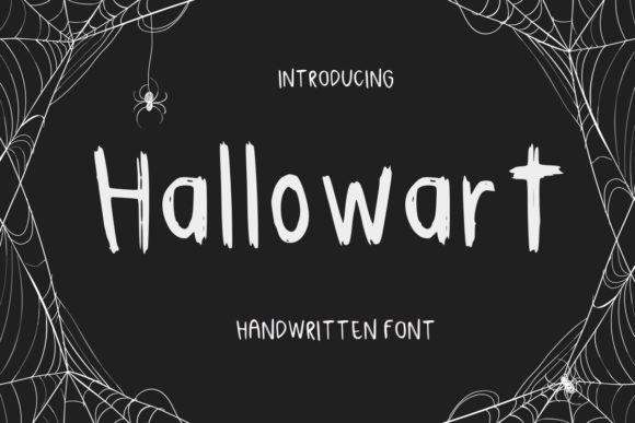 Hallowart: A Handwritten Font with a Playful Edge
