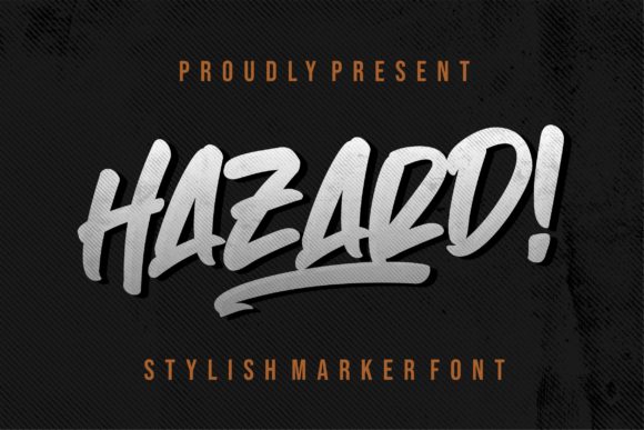 Hazard Font for Handmade Creations and Modern Designs