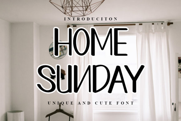 Home Sunday: A Modern Handwritten Font for Digital Branding