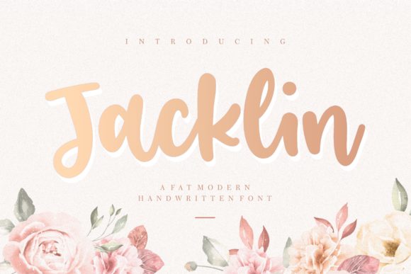 Jacklin: A Bold Handwritten Font for Creative Branding