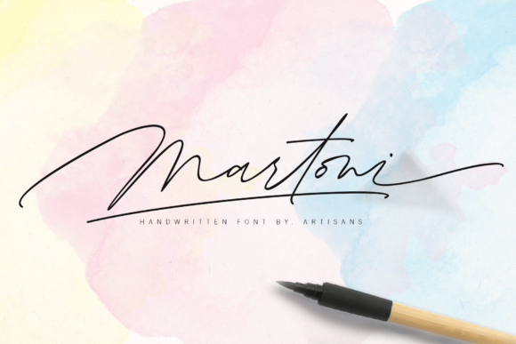 Martoni: A Delicate Handwritten Font for Creative Makers