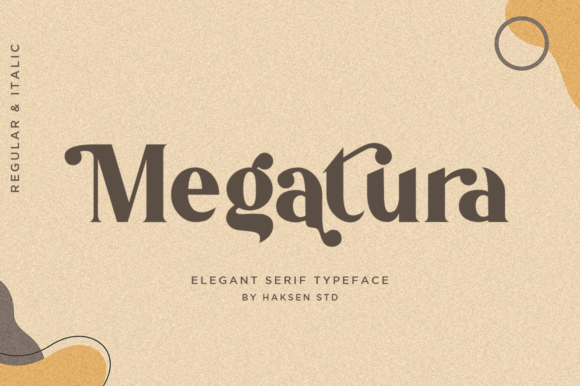 Megatura Serif Font for Editorial Design and Branding