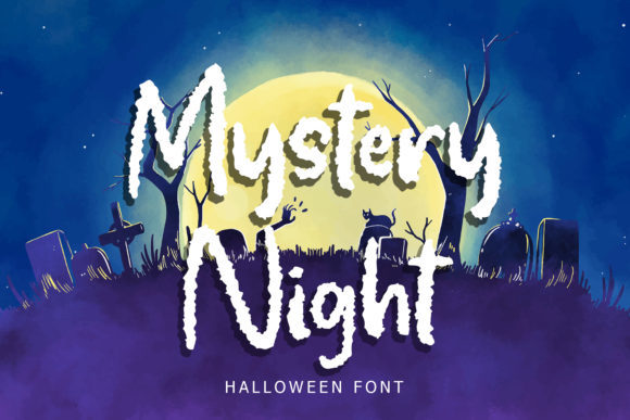 Mystery Night Font for Spooky Halloween Campaigns