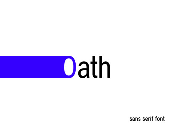 Oath: A Versatile Sans Serif Font for Creative Makers
