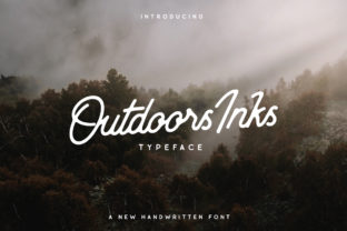 Outdoors Inks: A Playful Nostalgic Font for Creative Projects