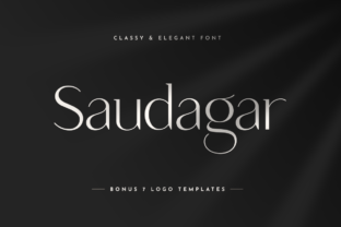 Saudagar: A Serif Font for Creative Crafters and Product Makers
