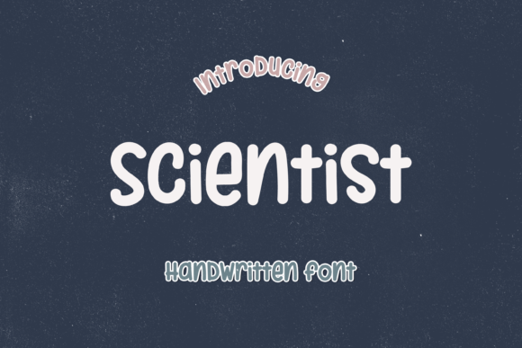 Scientist Font: Playful Bouncy Handwritten Style for Creative Projects
