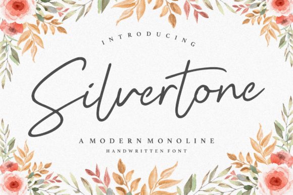 Silvertone: A Sweet Script Font for Handmade Creations