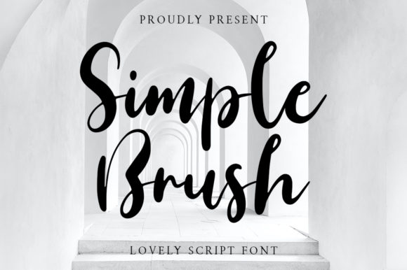 Simple Brush: A Handwritten Font for Elegant Branding