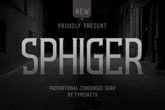 Sphiger Serif Font for Editorial Design and Content Creation