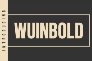 Wuinbold: A Strong Sans Serif Font for Polished Branding